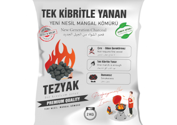 Tek Kibritle Yanan Mangal Kömürü Satışı