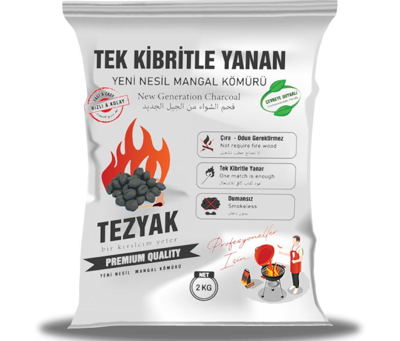 Tek Kibritle Yanan Mangal Kömürü Satışı