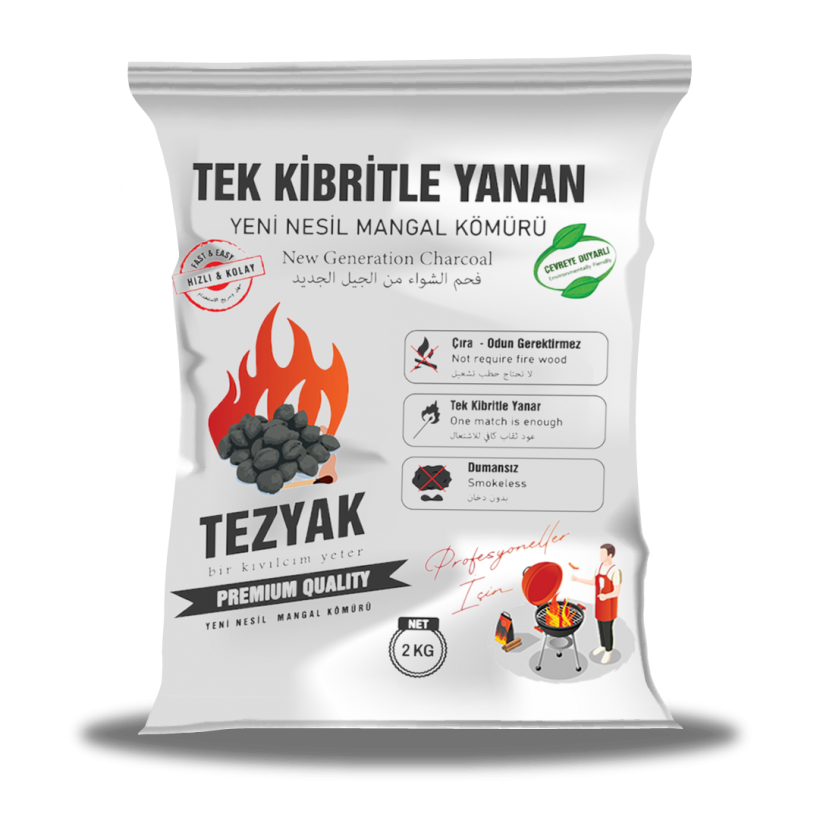 Tek Kibritle Yanan Mangal Kömürü Satışı