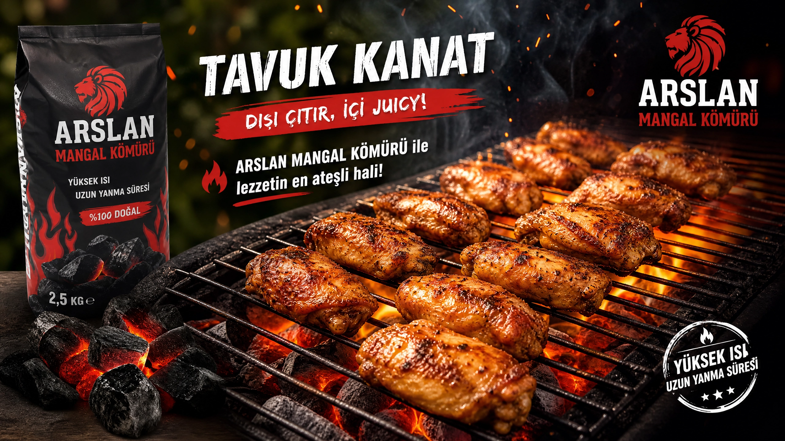Mangalda Tavuk Kanat Tarifi